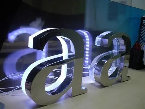 树脂发光字、亚克力吸塑字与LED发光字的特点?
